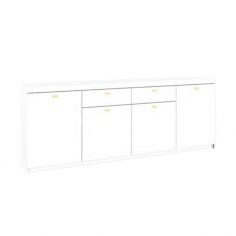 Multipurpose Cabinet Size 120 - GARVANI CONRAD SB 200  / White Glossy